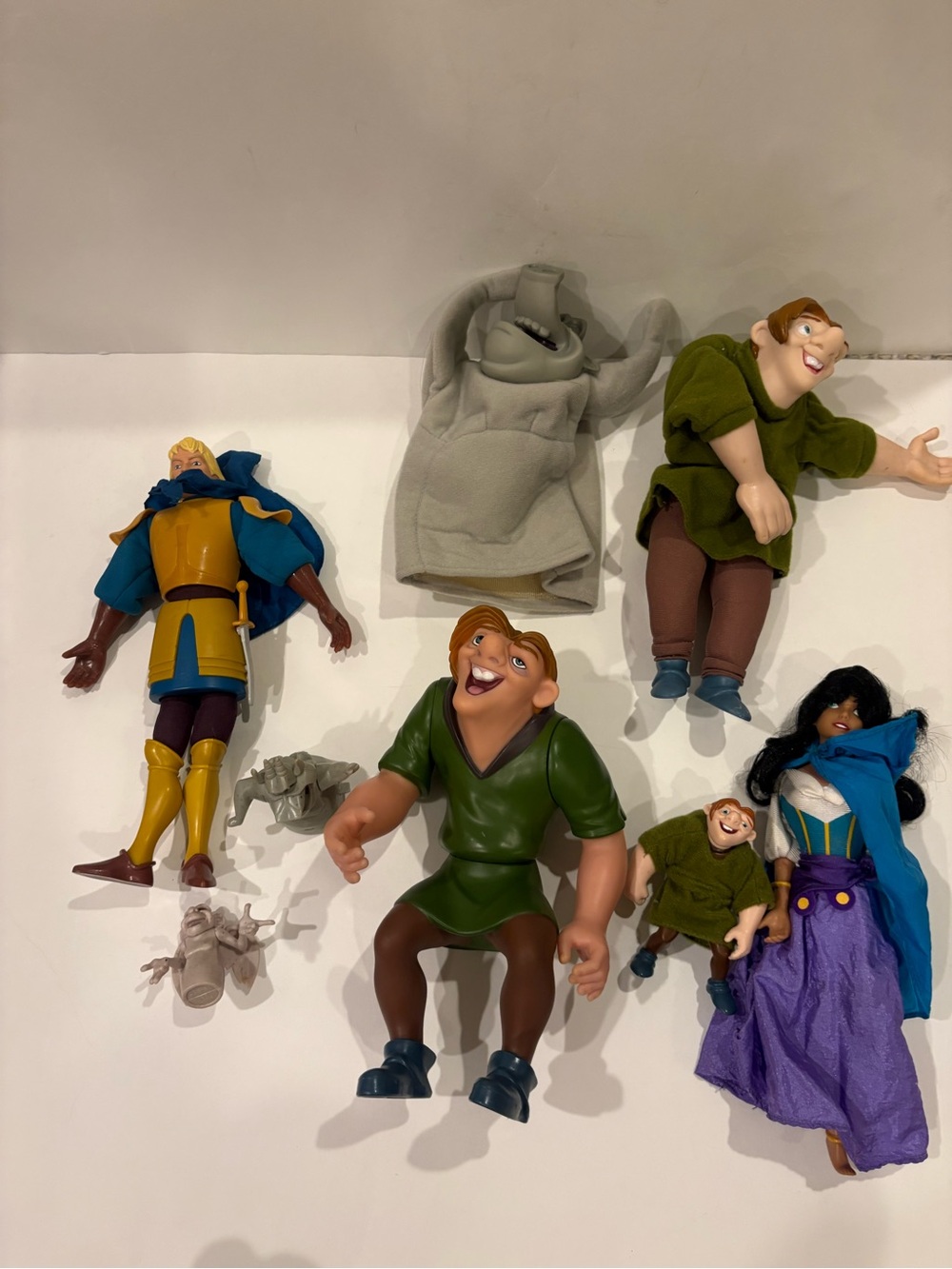 Disney Hunchback of Notre Dame Lot of Dolls and Figures